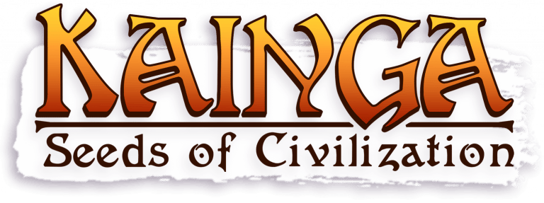 Kainca Seeds of Civilisation game logo with stylised text and ancient theme design.