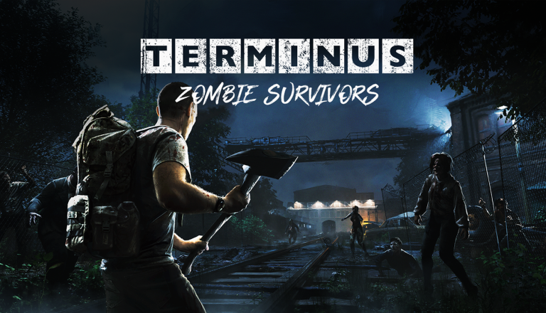 Ketten, zombies, apokalypse, fast, defensiv, flick, vintage, urban, grunge, apocalyptic, dark, dystopian, horror, post-apocalyptic, game art, trailer scene, animation, marketing content, indie to AA game development, creative production studio, game environment, train station, zombie outbreak, night scene.