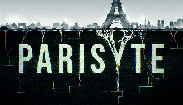 Paris ste graffiti styled sign with the Eiffel Tower in the background, urban street art, monochrome cityscape, artistic city view, black and white city skyline, creative urban environment.