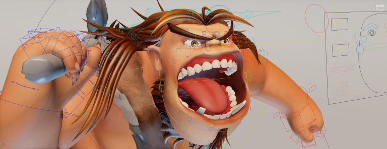 Expressive troll from Under a Rock - 3D Character Rig