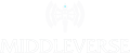 A white Middle-earth emblem featuring a stylised sword, crown, and intricate designs on a transparent background.